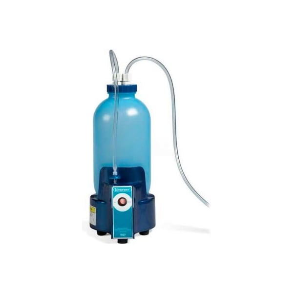 Bel-Art Vacuum Aspirator Collection System 199170150, 1 Gallon Bottle with Pump, Blue, 1/PK 19917-0150 - main